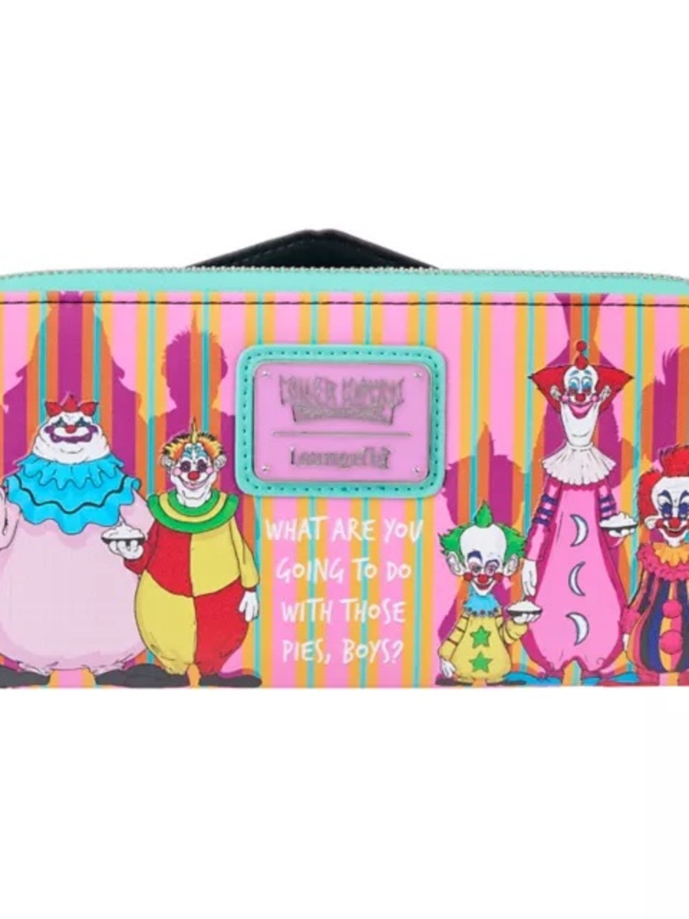 Loungefly Pink Killer Clowns from outerspace Zip Around Wallet